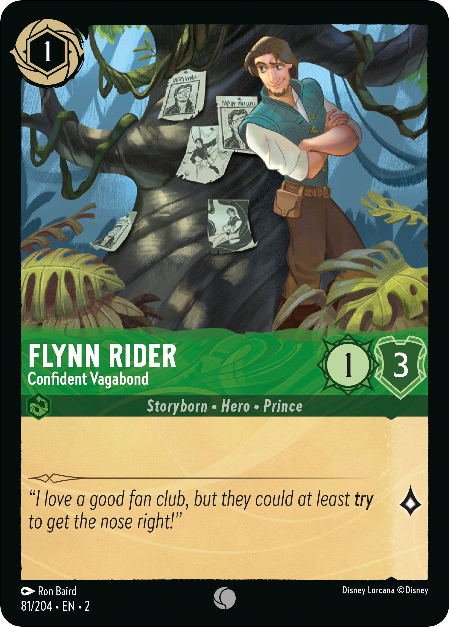 Flynn Rider - Confident Vagabond (81/204) [Rise of the Floodborn] | I Want That Stuff Brandon