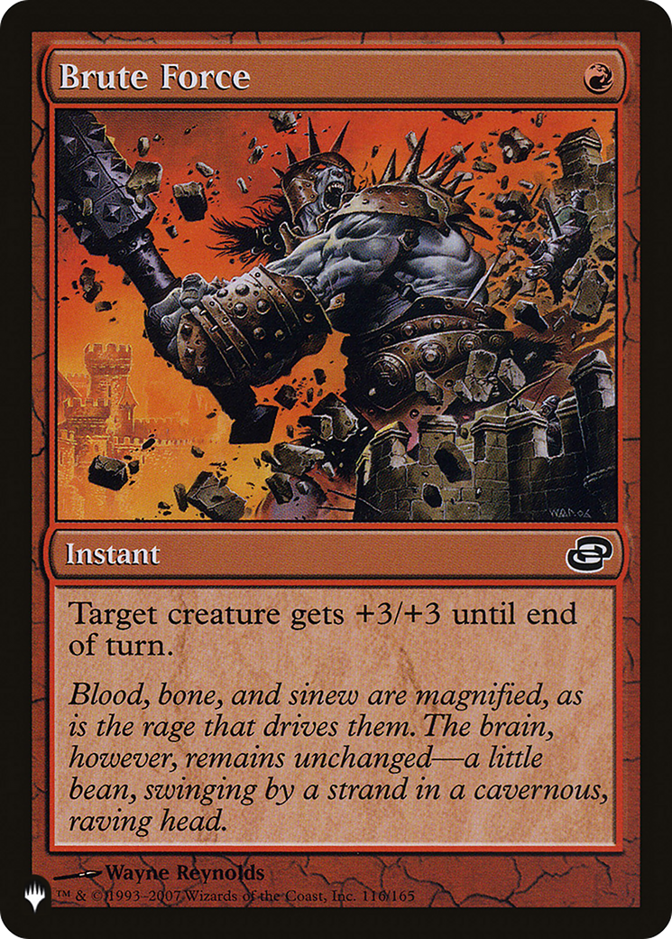 Brute Force [The List Reprints] | I Want That Stuff Brandon