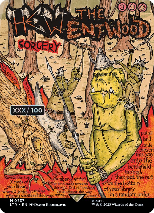 Hew the Entwood (Borderless Poster) (Serialized) [The Lord of the Rings: Tales of Middle-Earth] | I Want That Stuff Brandon