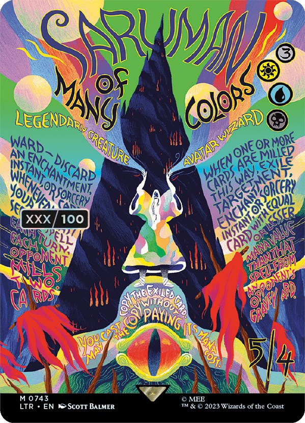 Saruman of Many Colors (Borderless Poster) (Serialized) [The Lord of the Rings: Tales of Middle-Earth] | I Want That Stuff Brandon