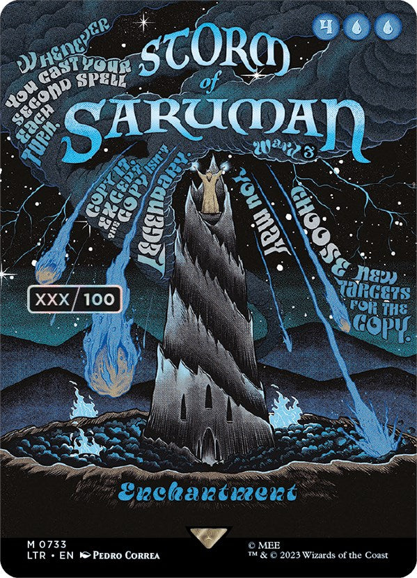 Storm of Saruman (Borderless Poster) (Serialized) [The Lord of the Rings: Tales of Middle-Earth] | I Want That Stuff Brandon