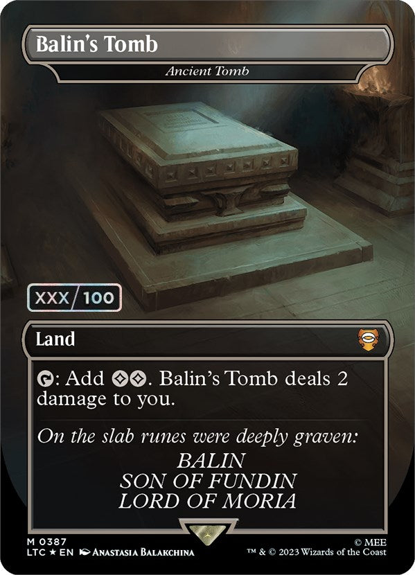 Balin's Tomb - Ancient Tomb (Serialized) [The Lord of the Rings: Tales of Middle-Earth Commander] | I Want That Stuff Brandon