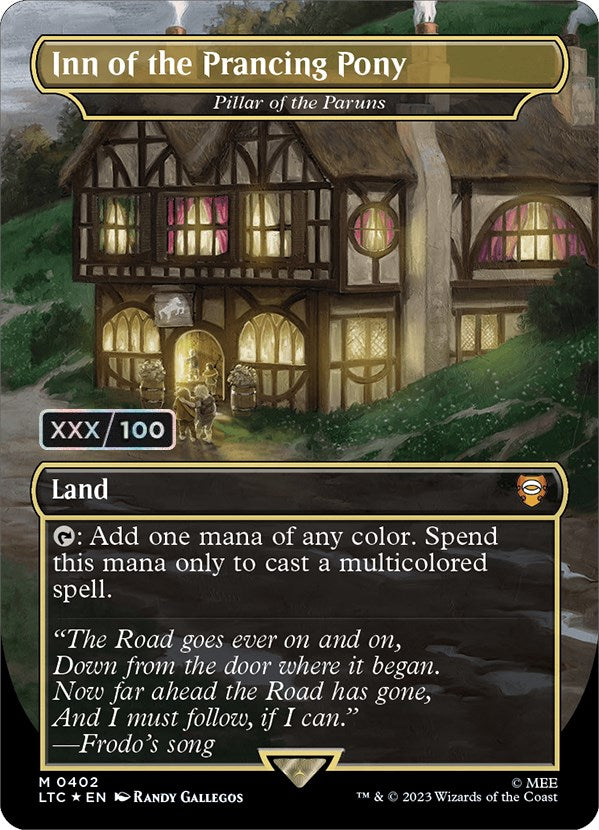 Inn of the Prancing Pony - Pillar of the Paruns (Serialized) [The Lord of the Rings: Tales of Middle-Earth Commander] | I Want That Stuff Brandon