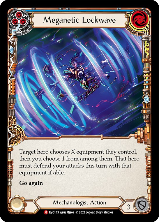 Meganetic Lockwave [EVO143] (Bright Lights)  Rainbow Foil | I Want That Stuff Brandon