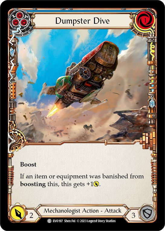 Dumpster Dive (Blue) [EVO197] (Bright Lights)  Rainbow Foil | I Want That Stuff Brandon