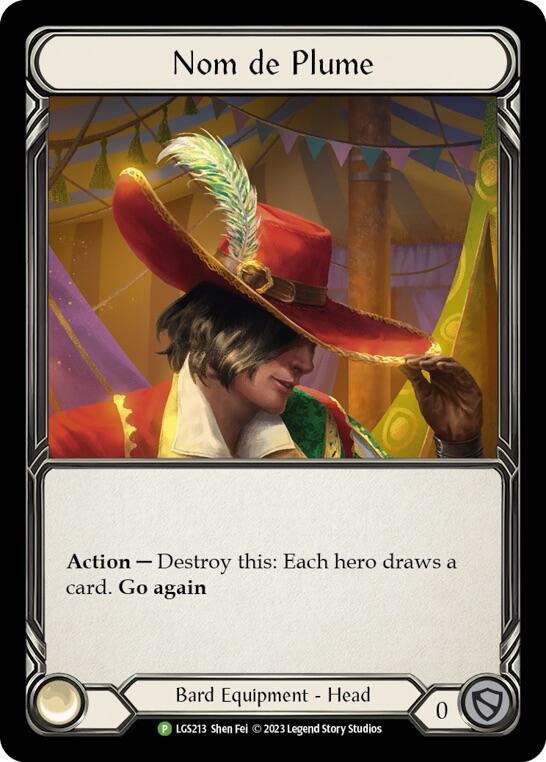 Nom de Plume [LGS213] (Promo)  Rainbow Foil | I Want That Stuff Brandon