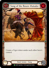 Song of the Rosen Matador [LGS218] (Promo)  Rainbow Foil | I Want That Stuff Brandon