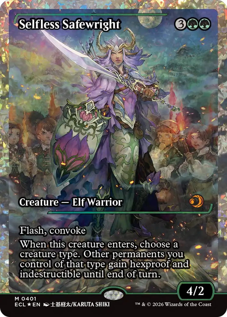 Selfless Safewright (Showcase) (Fracture Foil) [Lorwyn Eclipsed] | I Want That Stuff Brandon