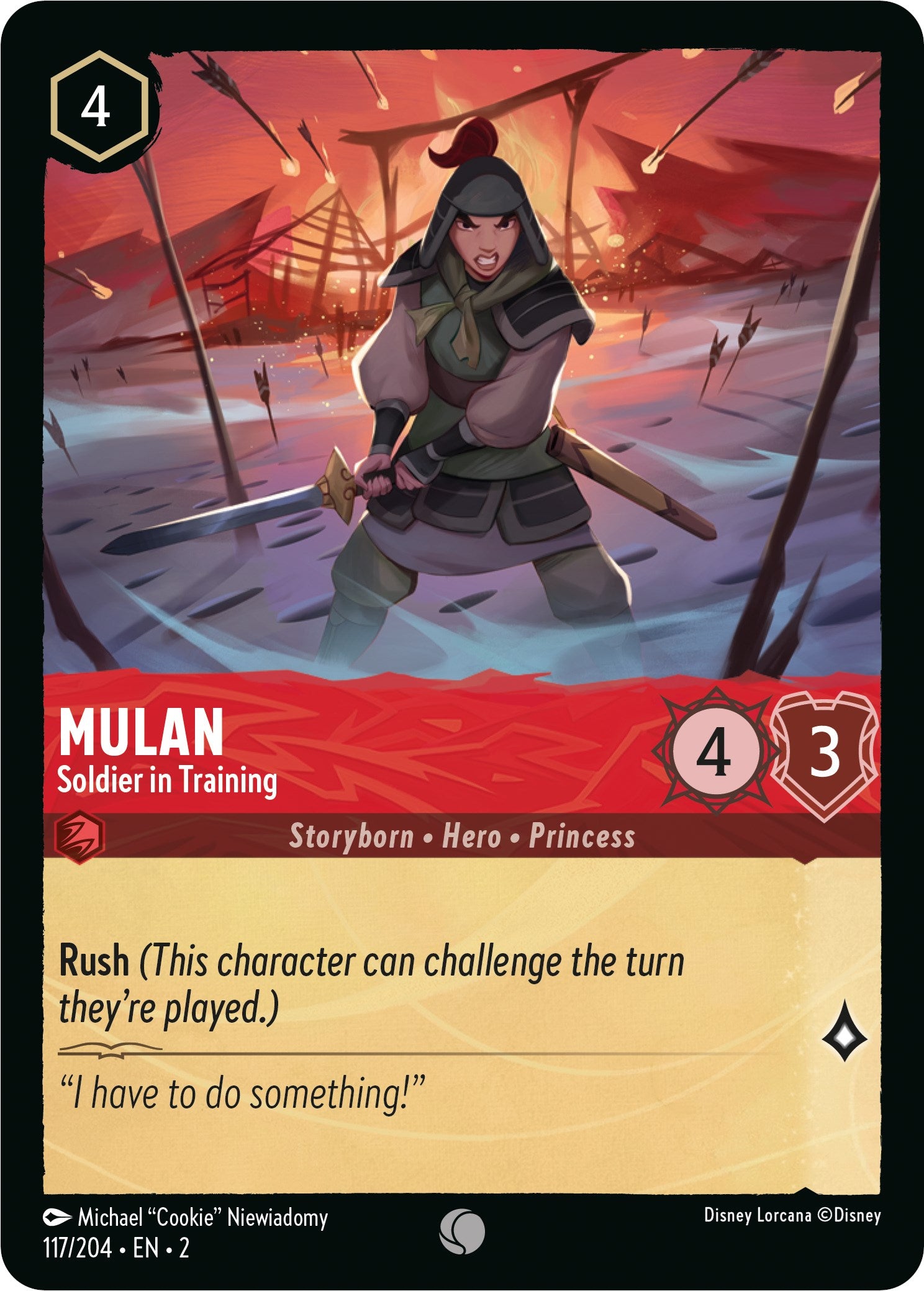 Mulan - Soldier in Training (117/204) [Rise of the Floodborn] | I Want That Stuff Brandon