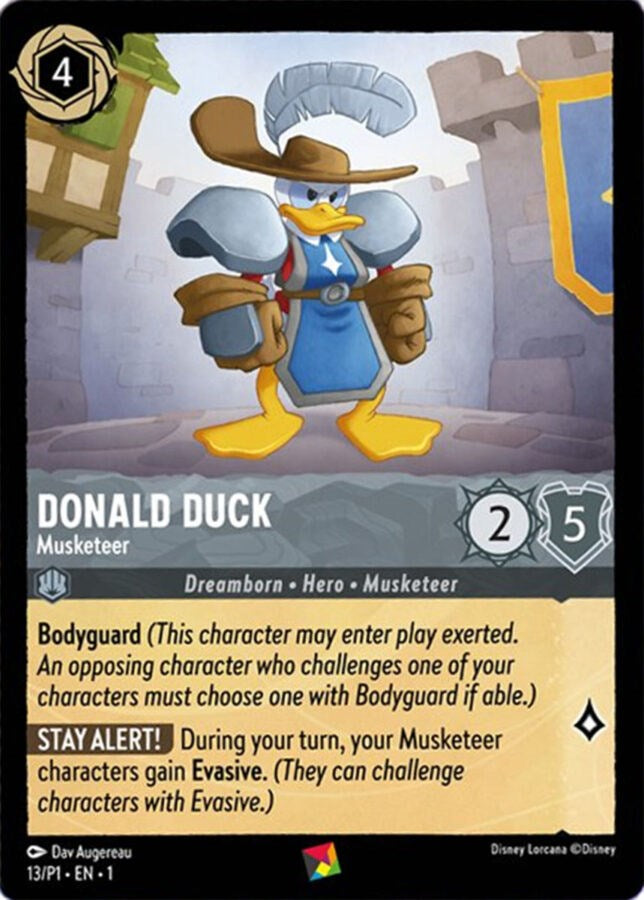 Donald Duck - Musketeer (13/P1) [Promo Cards] | I Want That Stuff Brandon