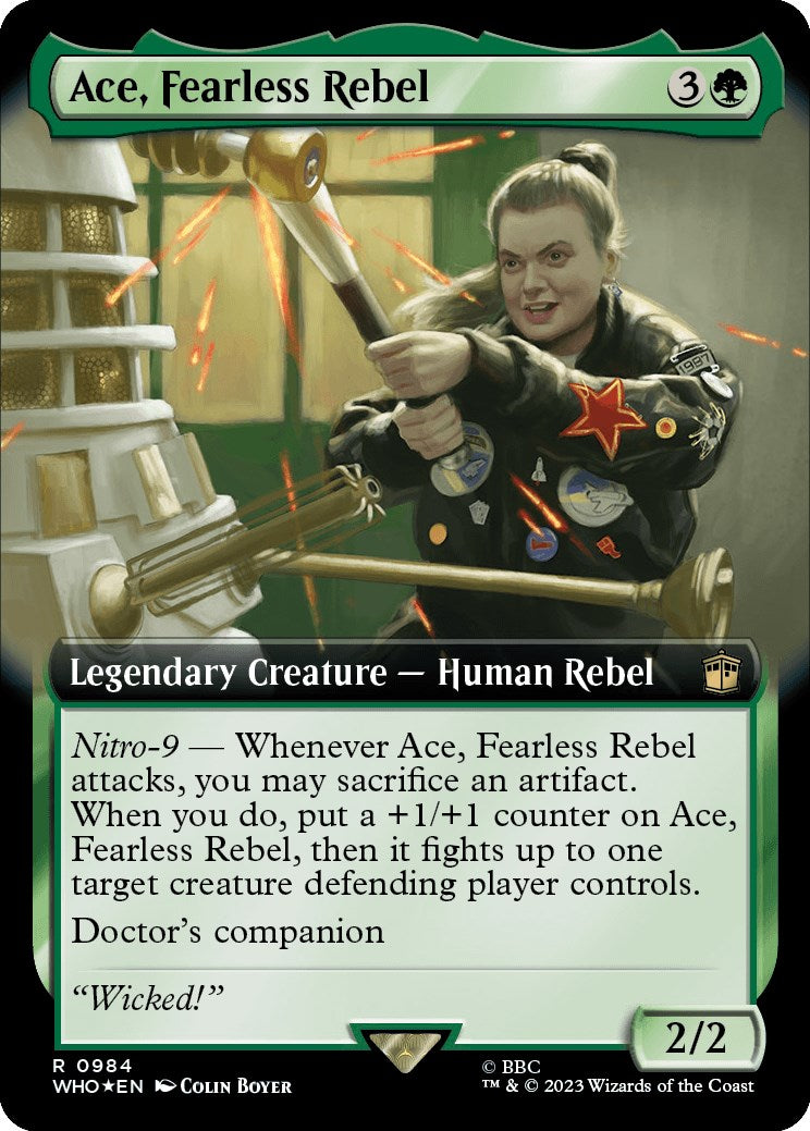 Ace, Fearless Rebel (Extended Art) (Surge Foil) [Doctor Who] | I Want That Stuff Brandon