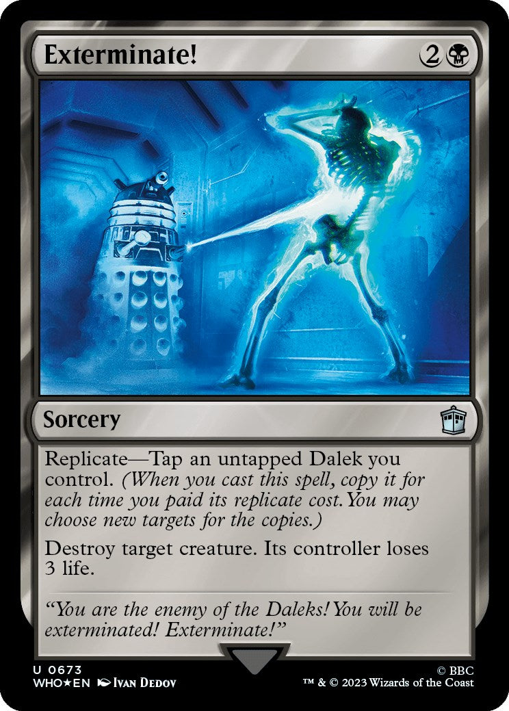 Exterminate! (Surge Foil) [Doctor Who] | I Want That Stuff Brandon