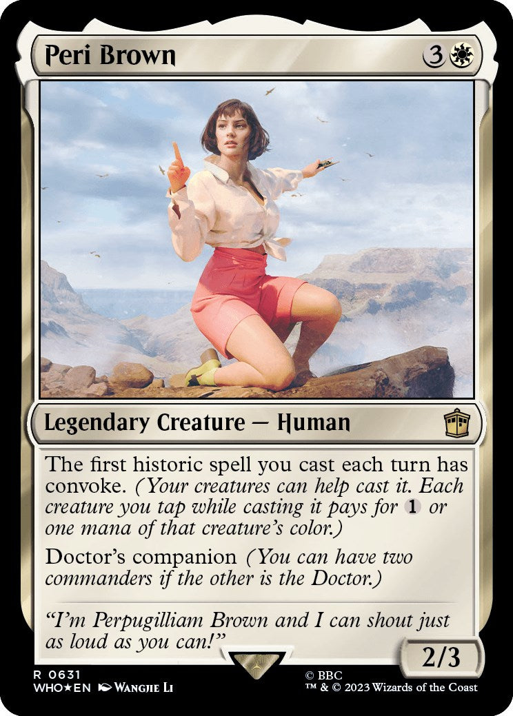 Peri Brown (Surge Foil) [Doctor Who] | I Want That Stuff Brandon