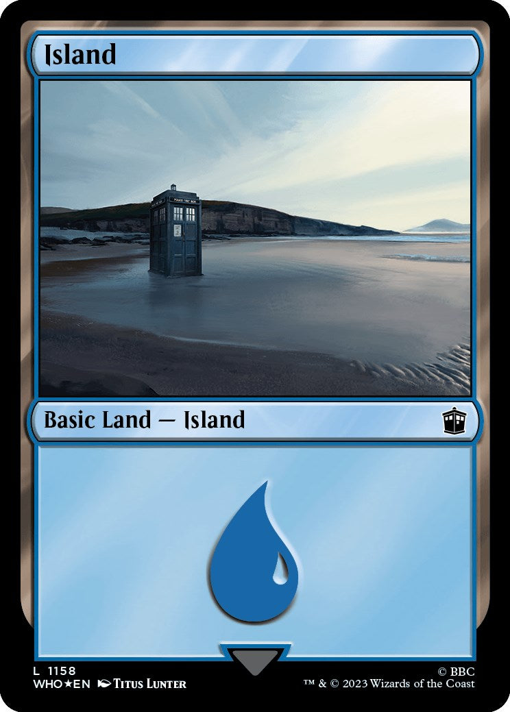 Island (1158) (Surge Foil) [Doctor Who] | I Want That Stuff Brandon