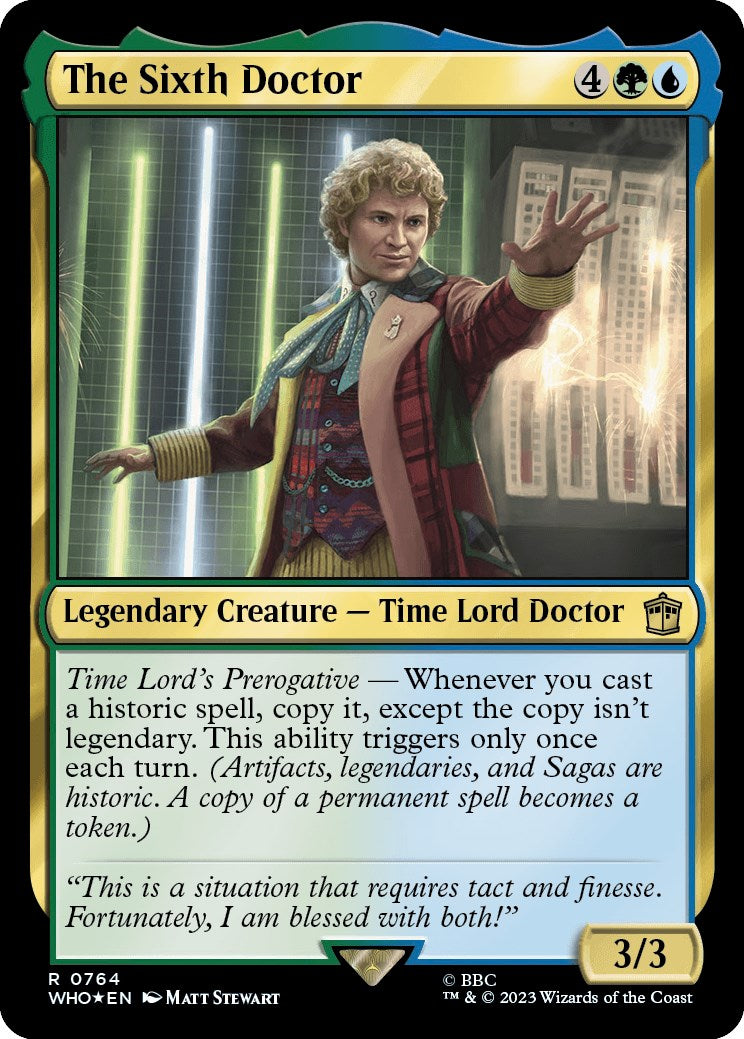 The Sixth Doctor (Surge Foil) [Doctor Who] | I Want That Stuff Brandon