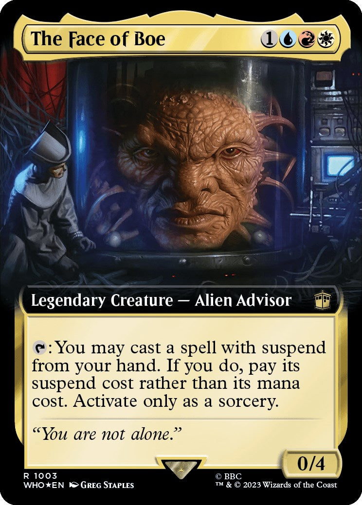 The Face of Boe (Extended Art) (Surge Foil) [Doctor Who] | I Want That Stuff Brandon