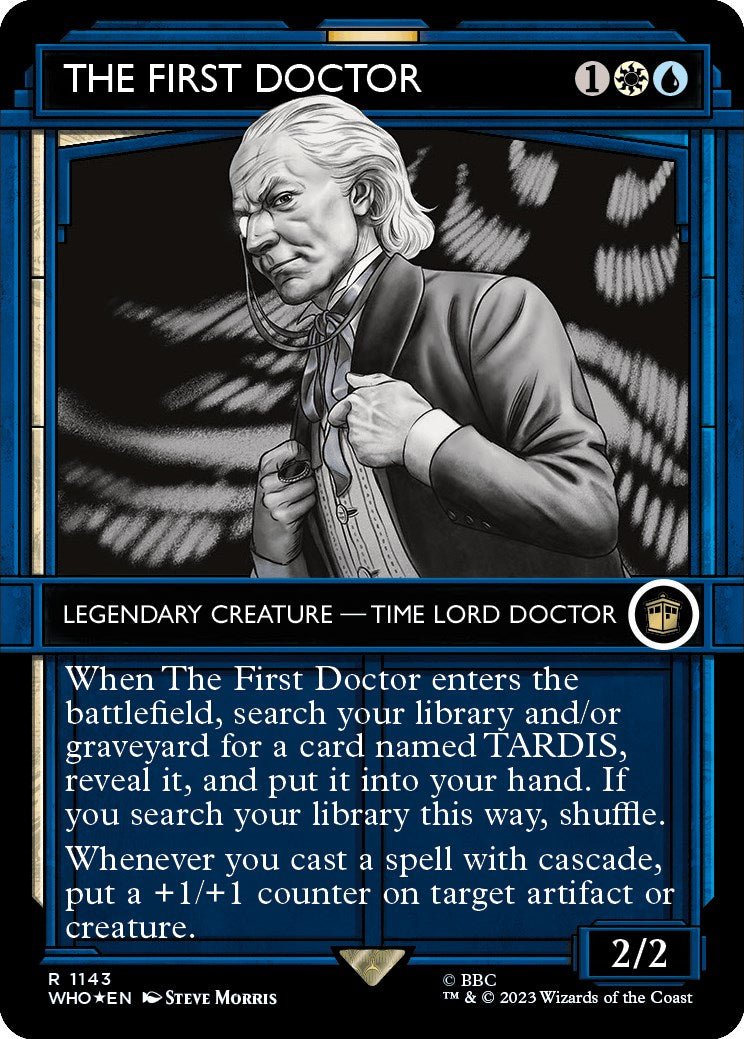 The First Doctor (Showcase) (Surge Foil) [Doctor Who] | I Want That Stuff Brandon