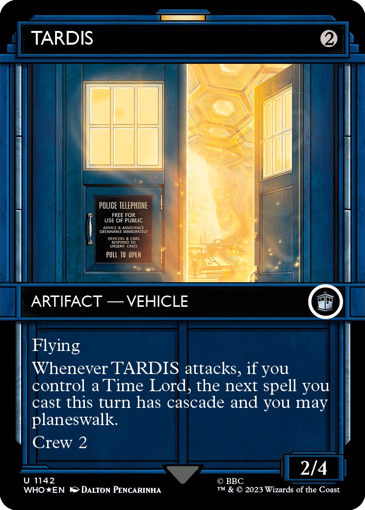 TARDIS (Showcase) (Surge Foil) [Doctor Who] | I Want That Stuff Brandon