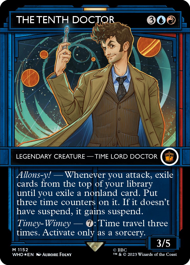 The Tenth Doctor (Showcase) (Surge Foil) [Doctor Who] | I Want That Stuff Brandon