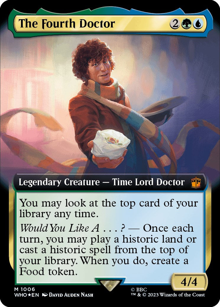 The Fourth Doctor (Extended Art) (Surge Foil) [Doctor Who] | I Want That Stuff Brandon