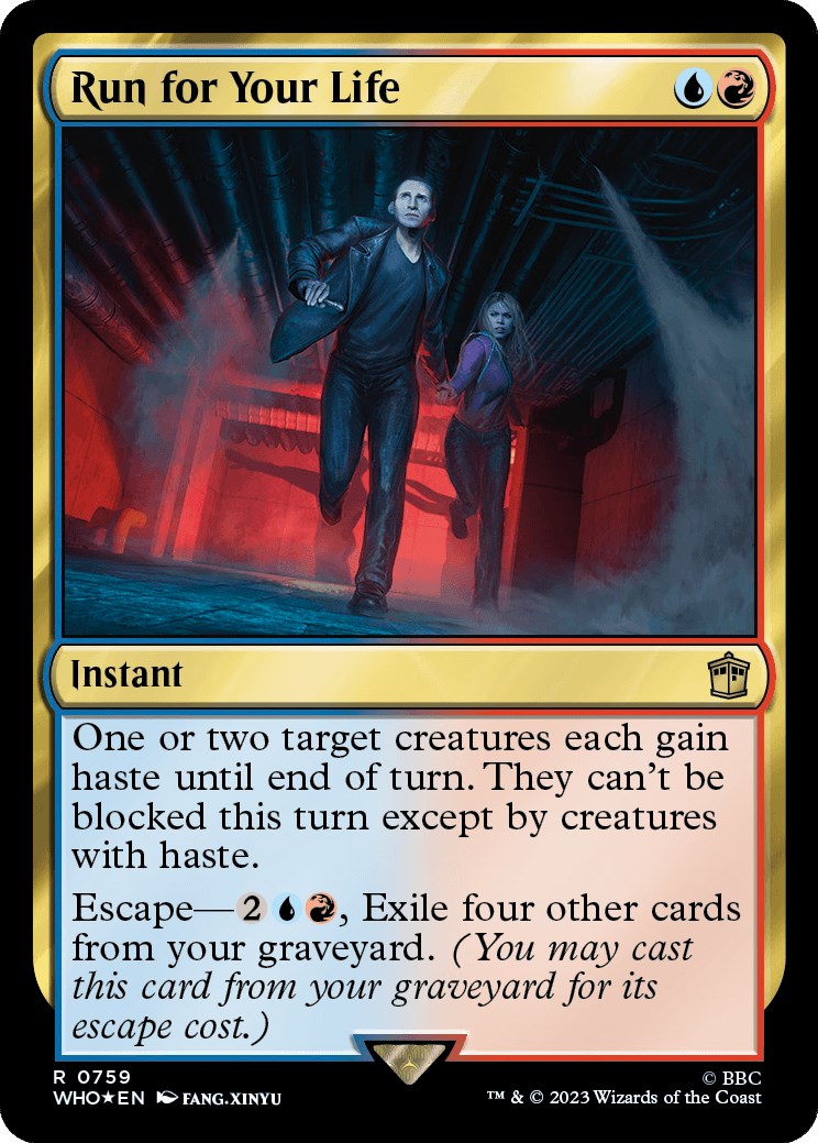 Run for Your Life (Surge Foil) [Doctor Who] | I Want That Stuff Brandon