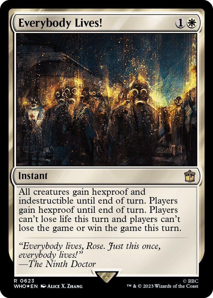 Everybody Lives! (Surge Foil) [Doctor Who] | I Want That Stuff Brandon