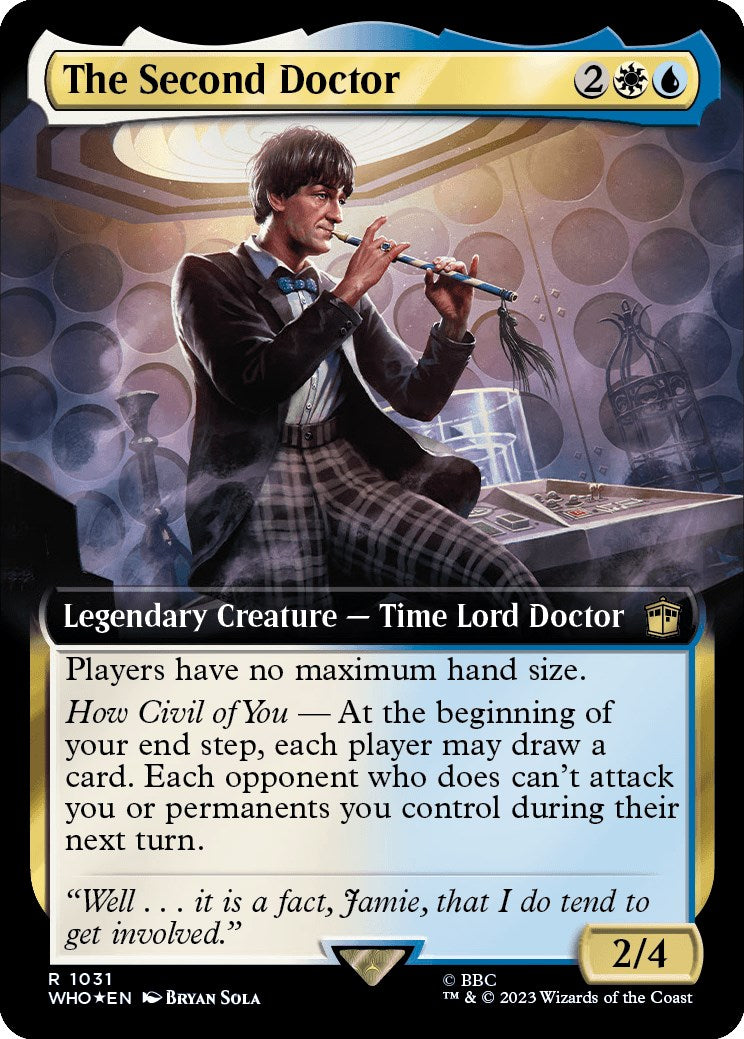 The Second Doctor (Extended Art) (Surge Foil) [Doctor Who] | I Want That Stuff Brandon