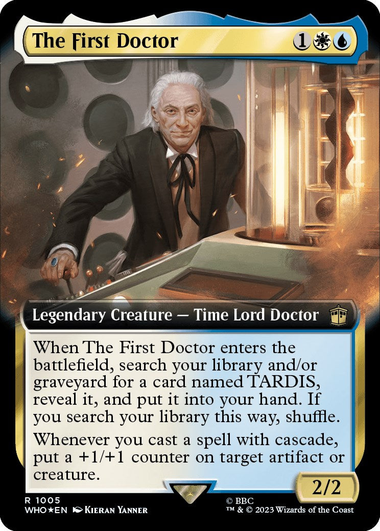 The First Doctor (Extended Art) (Surge Foil) [Doctor Who] | I Want That Stuff Brandon