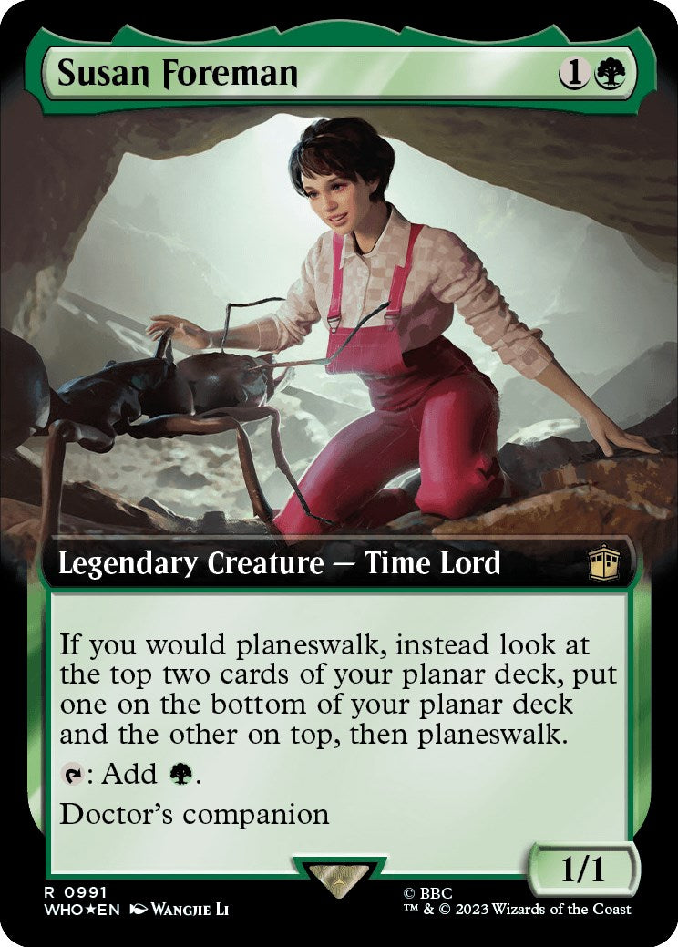 Susan Foreman (Extended Art) (Surge Foil) [Doctor Who] | I Want That Stuff Brandon