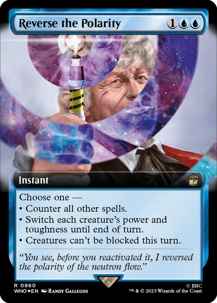 Reverse the Polarity (Extended Art) (Surge Foil) [Doctor Who] | I Want That Stuff Brandon