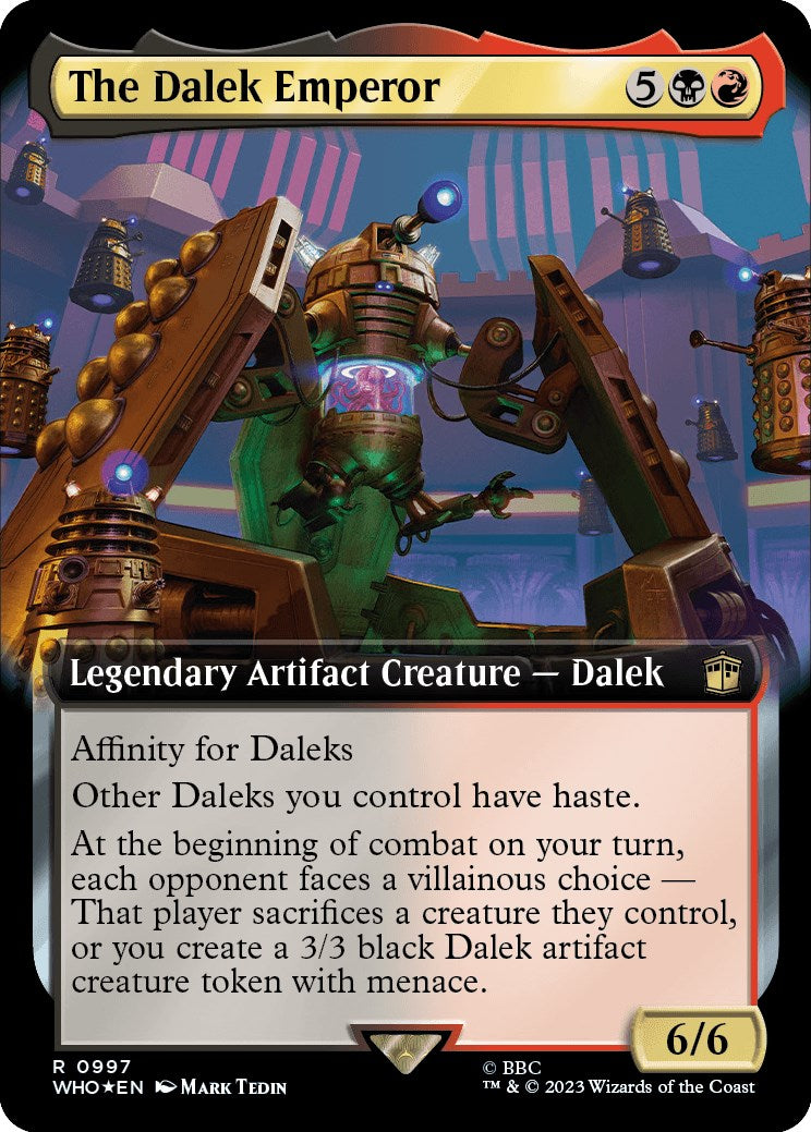 The Dalek Emperor (Extended Art) (Surge Foil) [Doctor Who] | I Want That Stuff Brandon