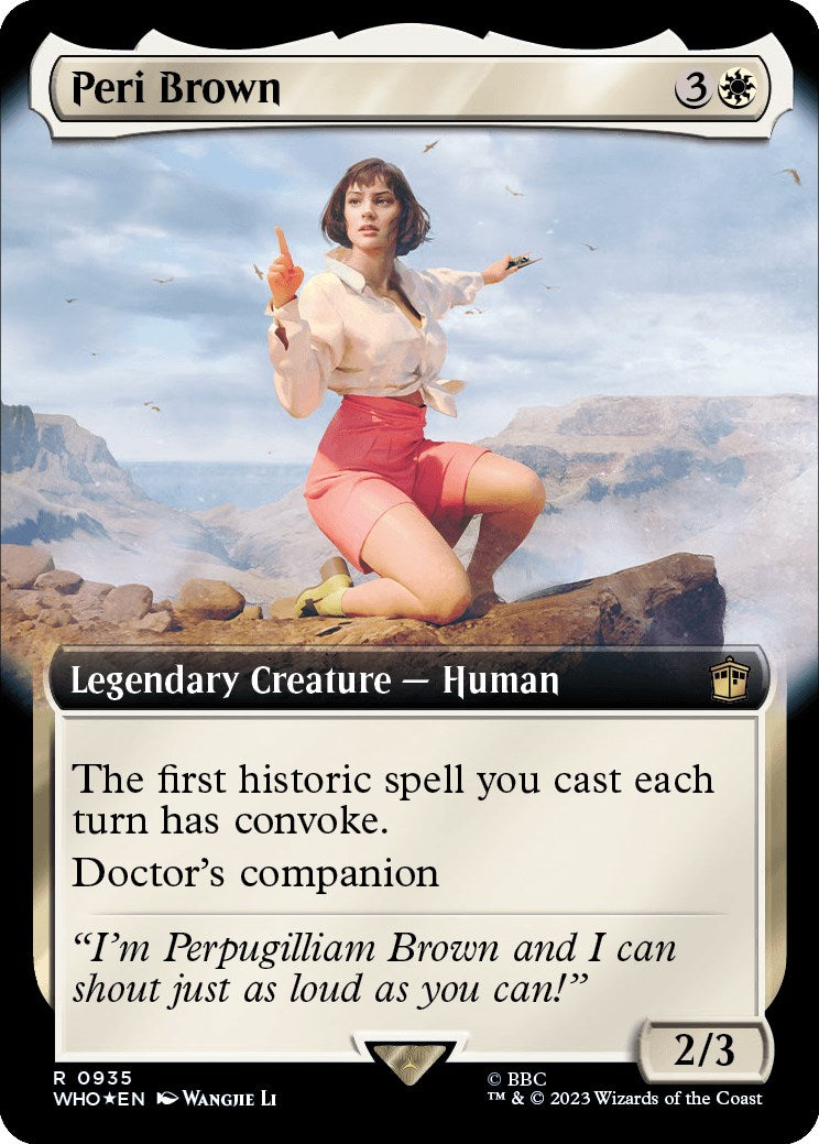 Peri Brown (Extended Art) (Surge Foil) [Doctor Who] | I Want That Stuff Brandon