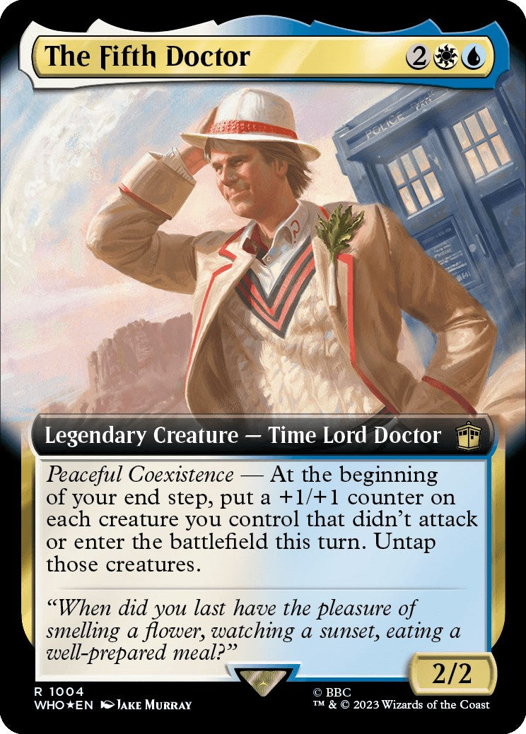 The Fifth Doctor (Extended Art) (Surge Foil) [Doctor Who] | I Want That Stuff Brandon