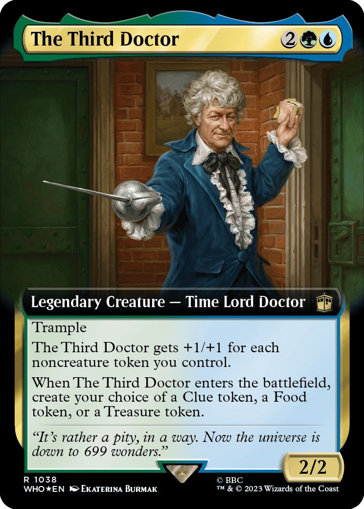 The Third Doctor (Extended Art) (Surge Foil) [Doctor Who] | I Want That Stuff Brandon