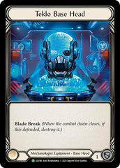 Teklo Base Head [LGS186] (Promo)  Cold Foil | I Want That Stuff Brandon