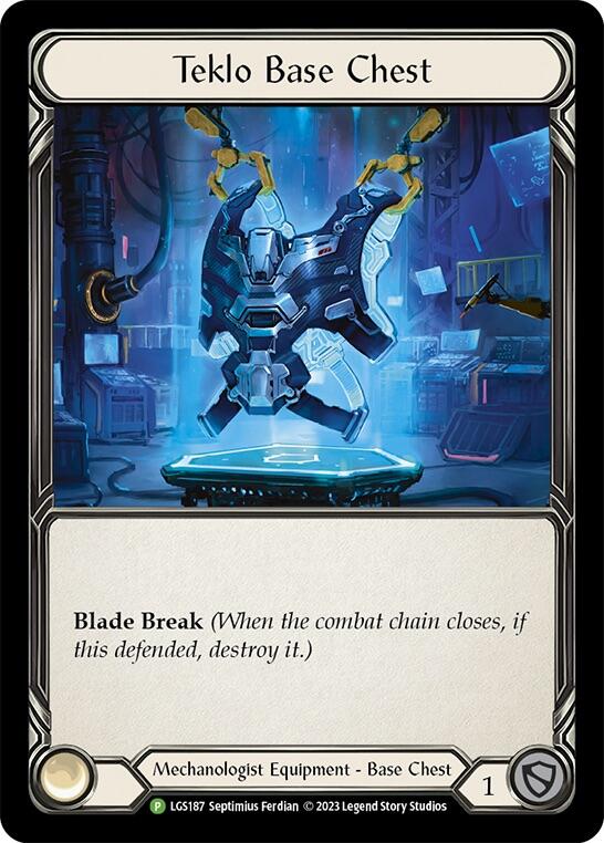 Teklo Base Chest [LGS187] (Promo)  Cold Foil | I Want That Stuff Brandon