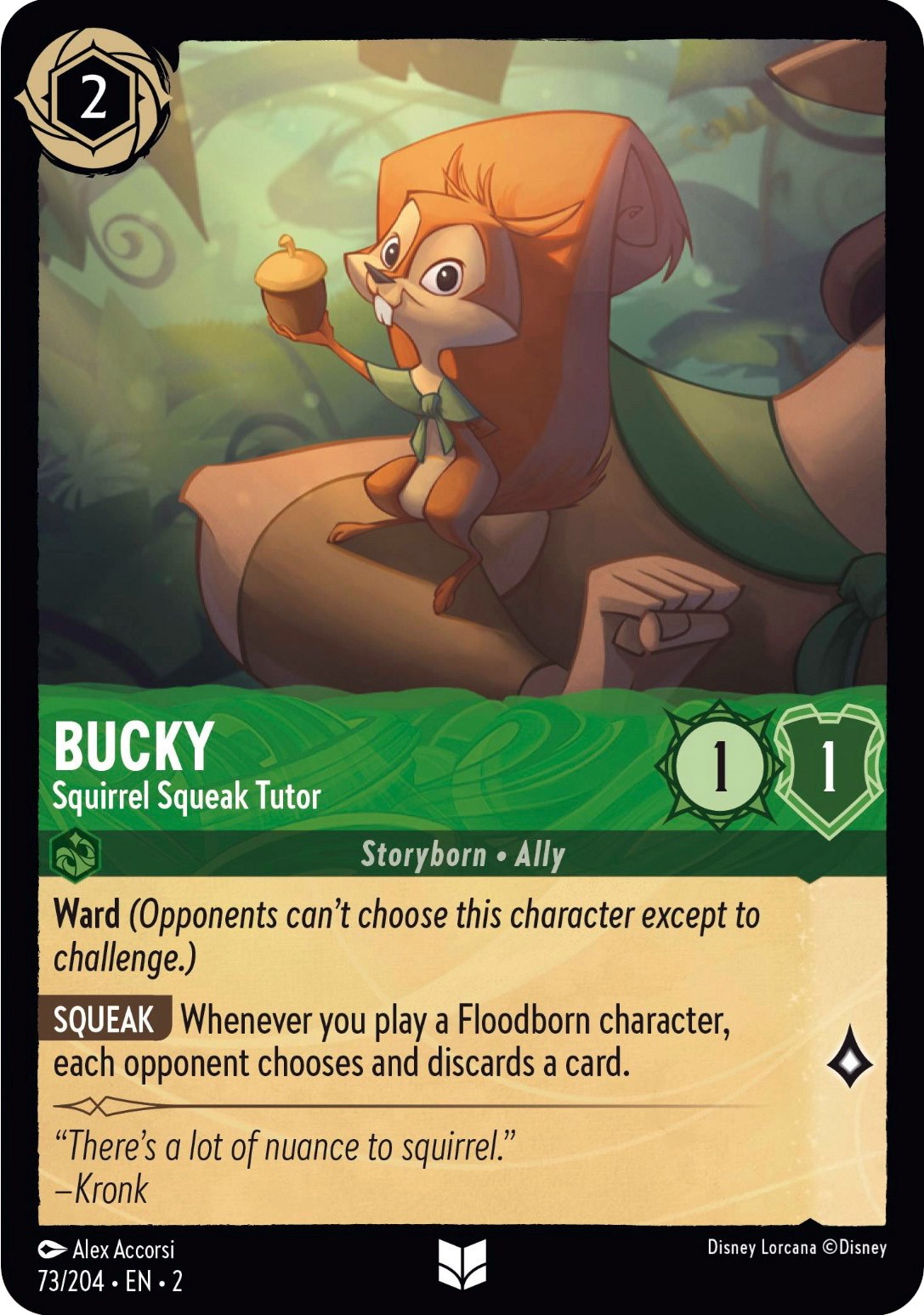 Bucky - Squirrel Squeak Tutor (73/204) [Rise of the Floodborn] | I Want That Stuff Brandon