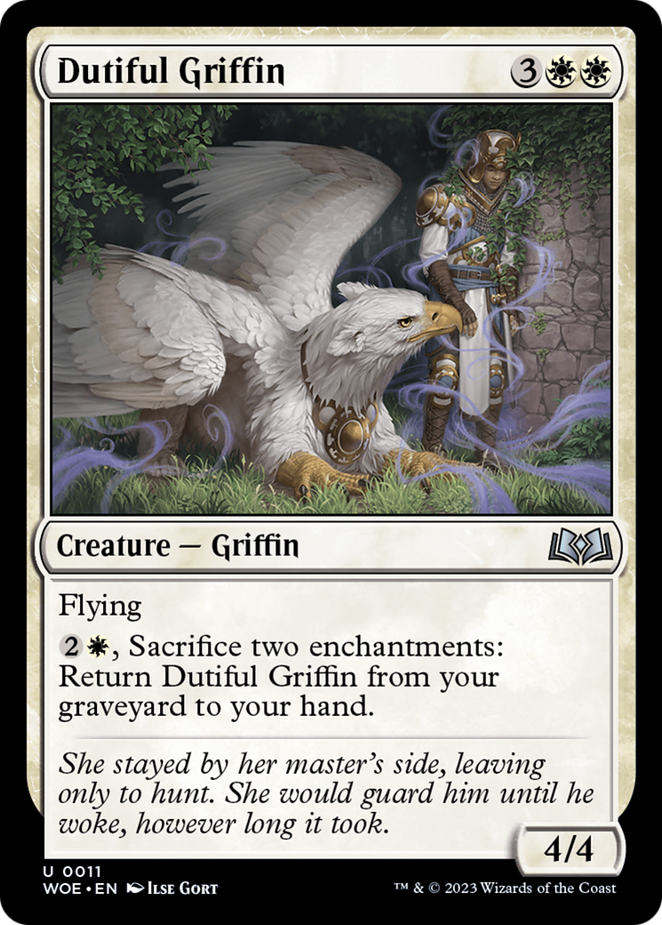 Dutiful Griffin [Wilds of Eldraine] | I Want That Stuff Brandon