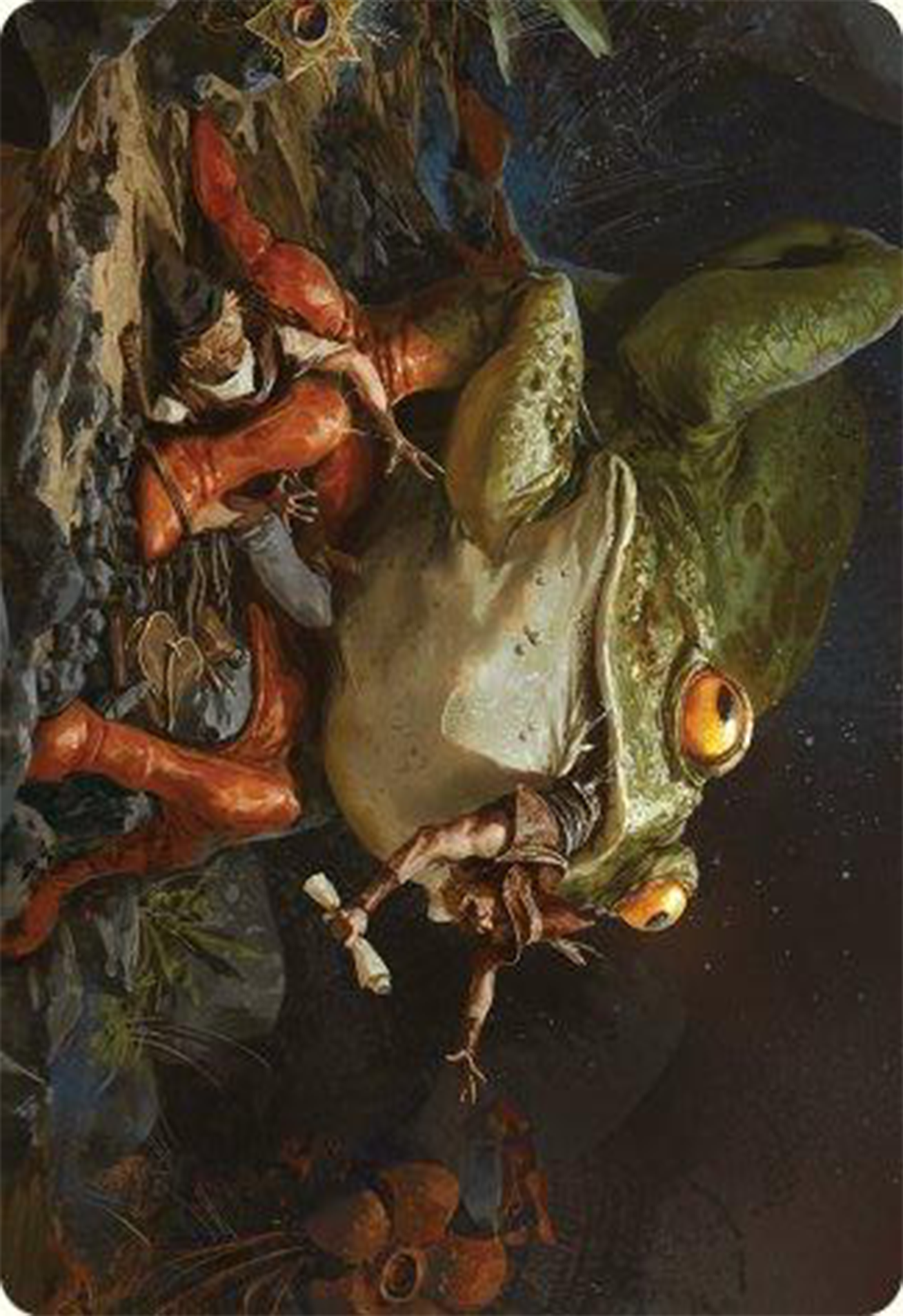 Rampant Frogantua Art Card [Modern Horizons 3 Art Series] | I Want That Stuff Brandon