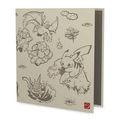 D-Ring Binder - Pikachu (Scroll Painting Style) | I Want That Stuff Brandon