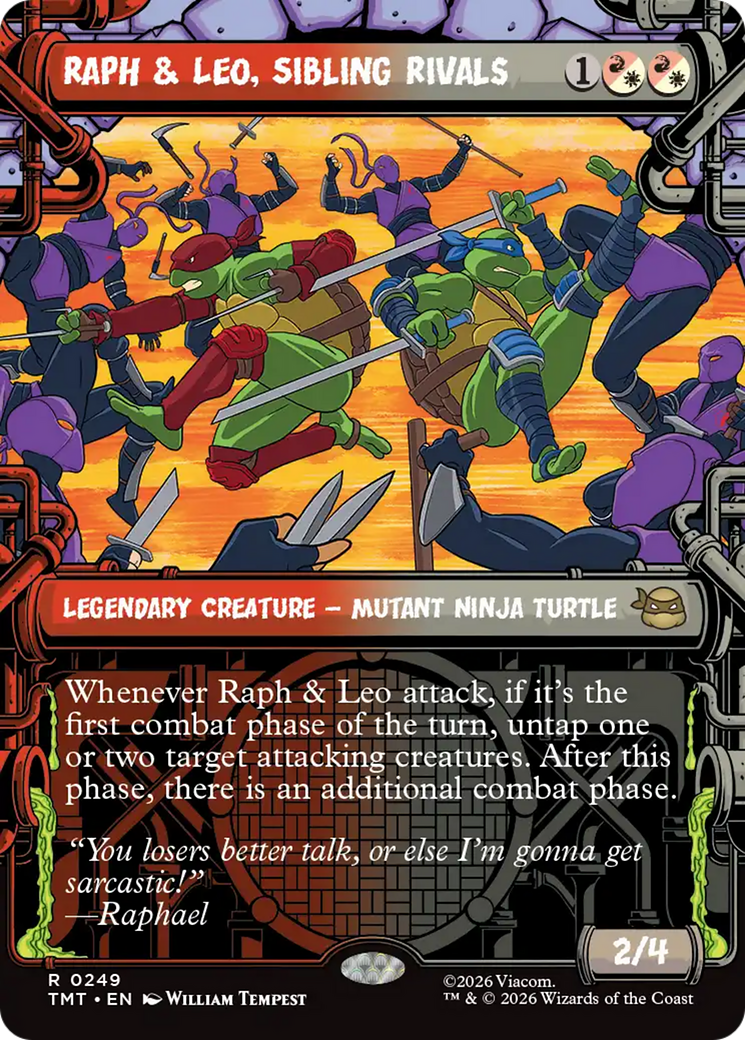 Raph & Leo, Sibling Rivals (Showcase) [Teenage Mutant Ninja Turtles] | I Want That Stuff Brandon