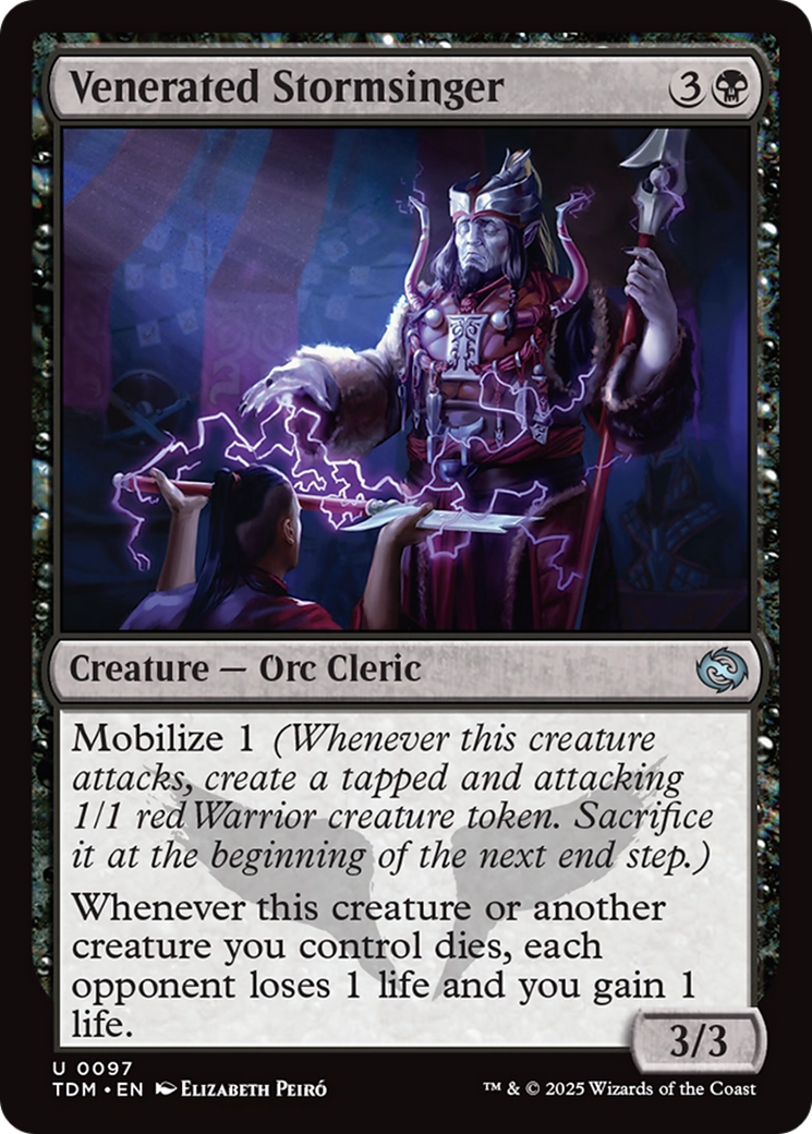 Venerated Stormsinger [Tarkir: Dragonstorm] | I Want That Stuff Brandon