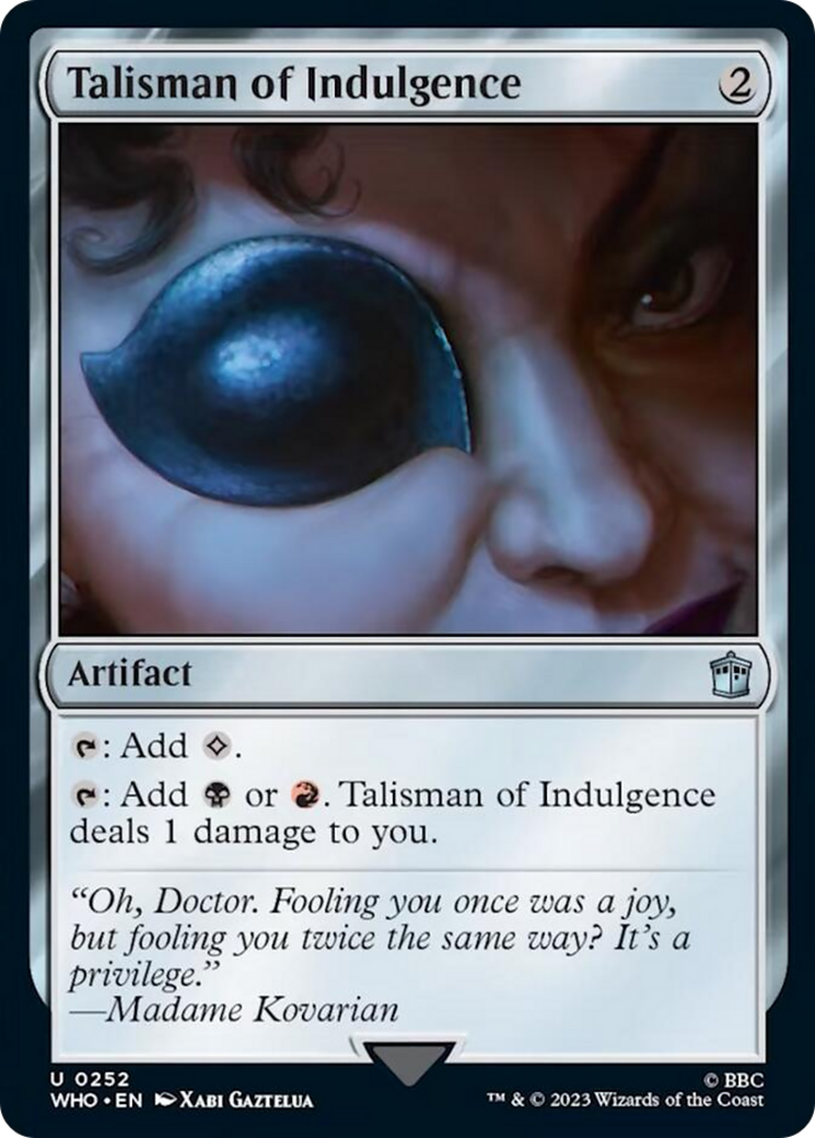 Talisman of Indulgence [Doctor Who] | I Want That Stuff Brandon