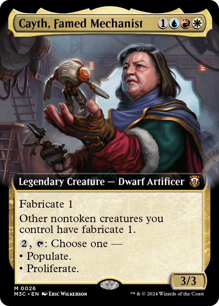 Cayth, Famed Mechanist (Extended Art) [Modern Horizons 3 Commander] | I Want That Stuff Brandon