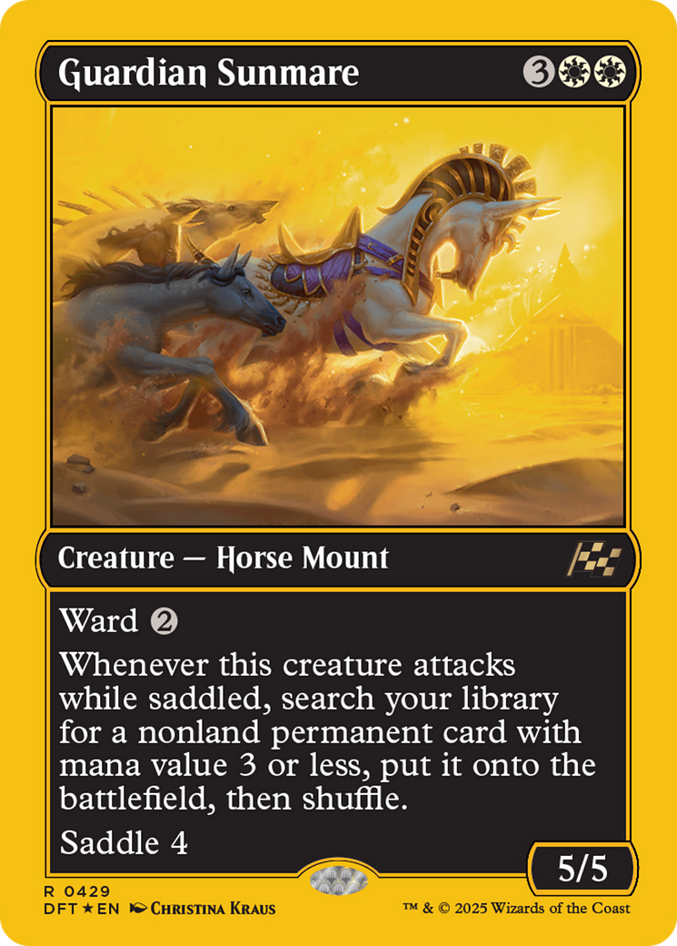 Guardian Sunmare (First-Place Foil) [Aetherdrift] | I Want That Stuff Brandon