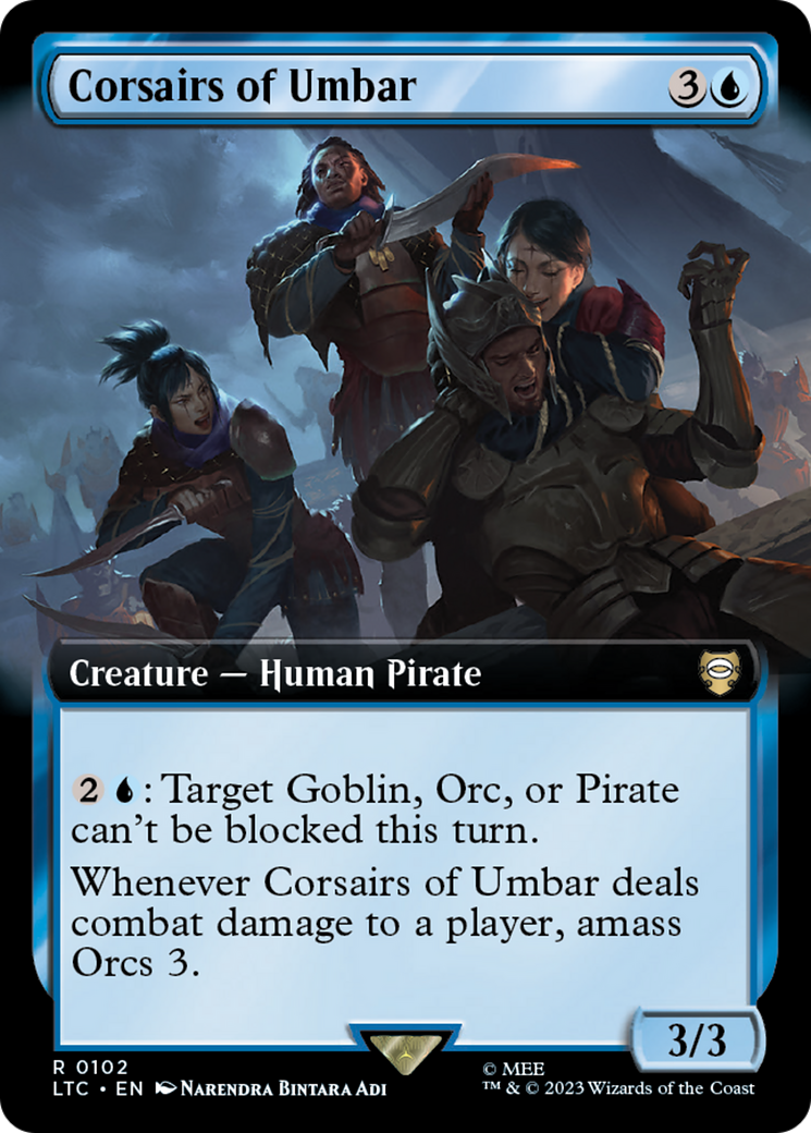 Corsairs of Umbar (Extended Art) [The Lord of the Rings: Tales of Middle-Earth Commander] | I Want That Stuff Brandon