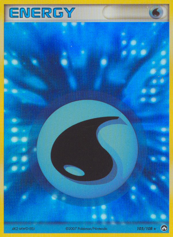 Water Energy (105/108) [EX: Power Keepers] | I Want That Stuff Brandon