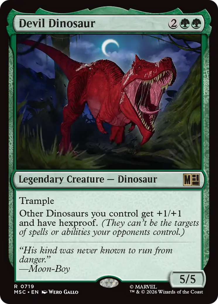 Devil Dinosaur [Marvel Super Heroes Commander] | I Want That Stuff Brandon