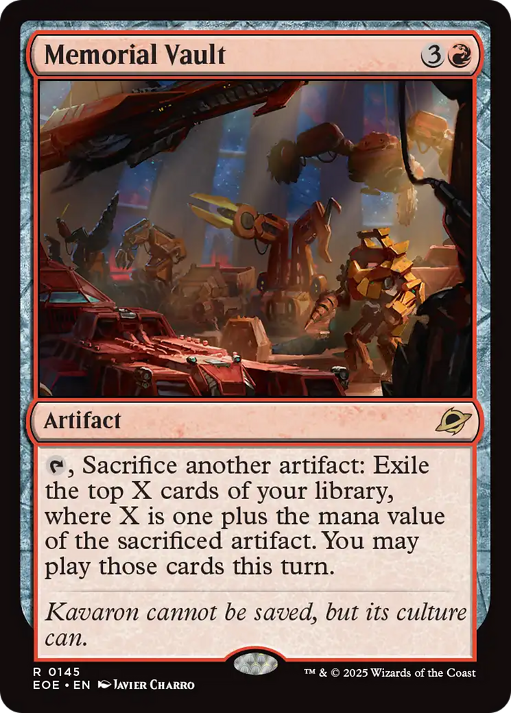 Memorial Vault [Edge of Eternities] | I Want That Stuff Brandon