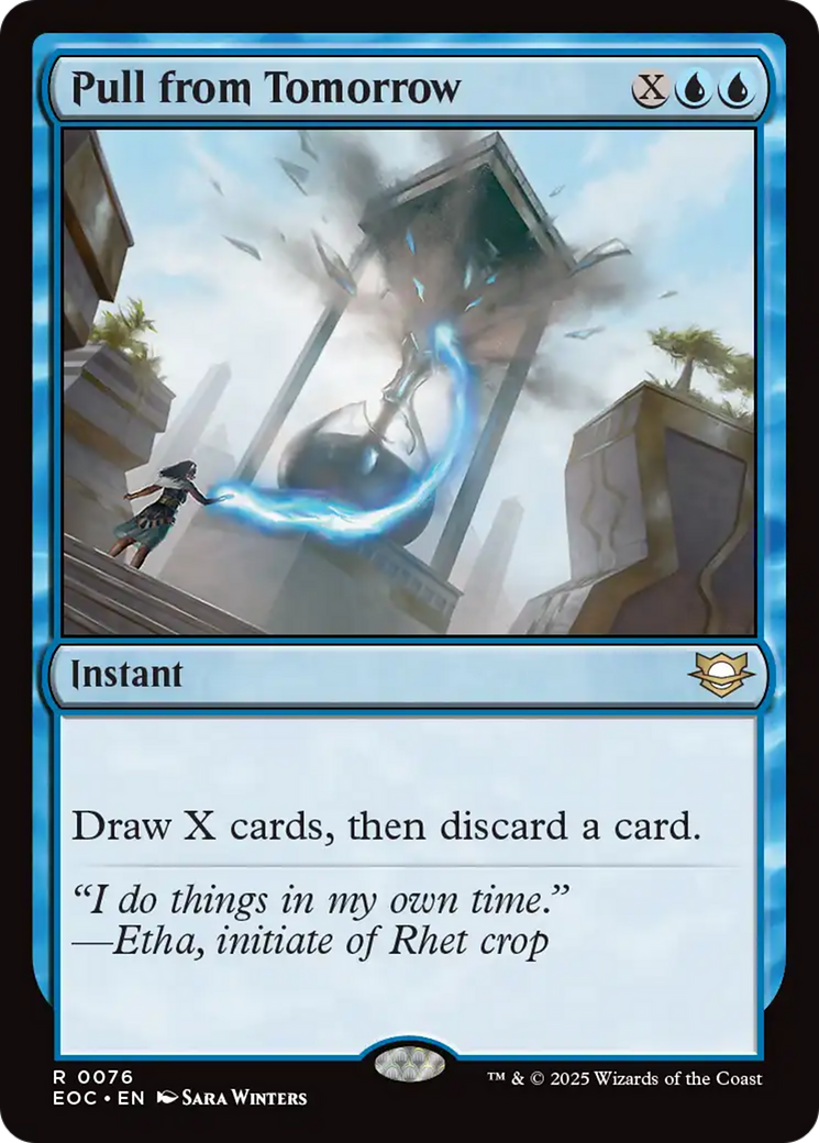 Pull from Tomorrow [Edge of Eternities Commander] | I Want That Stuff Brandon
